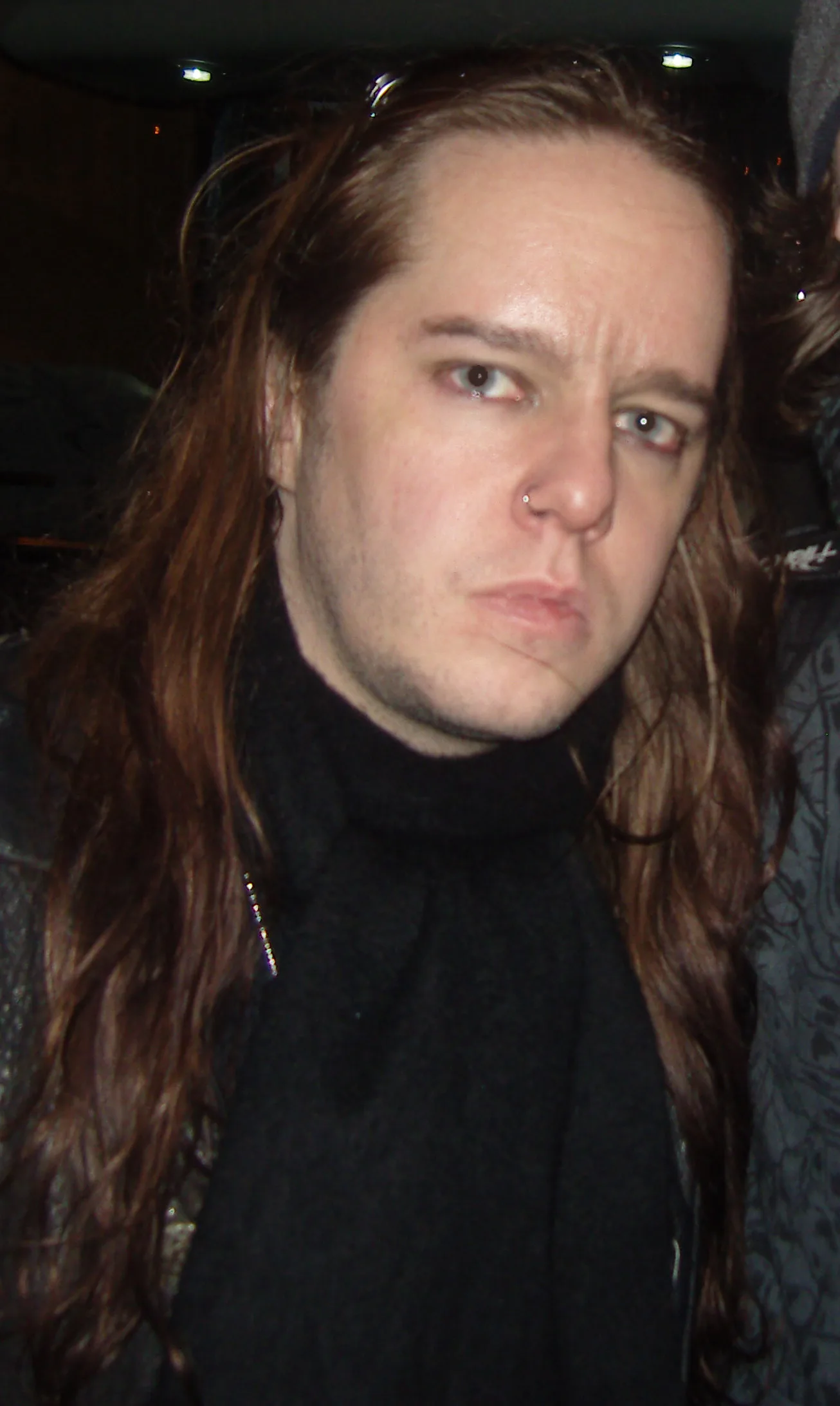 Joey Jordison playing drums