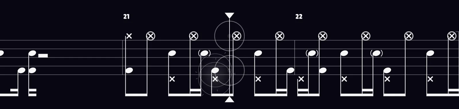 Ain't It Fun by Paramore as drum notation in DRUMY
