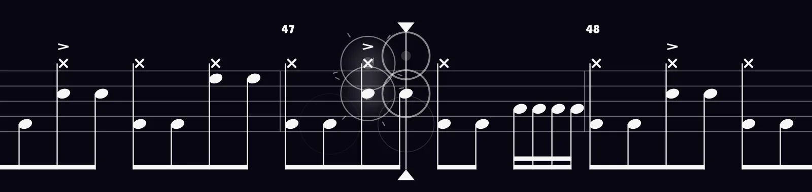 Aliens Exist by blink‐182 as drum notation in DRUMY
