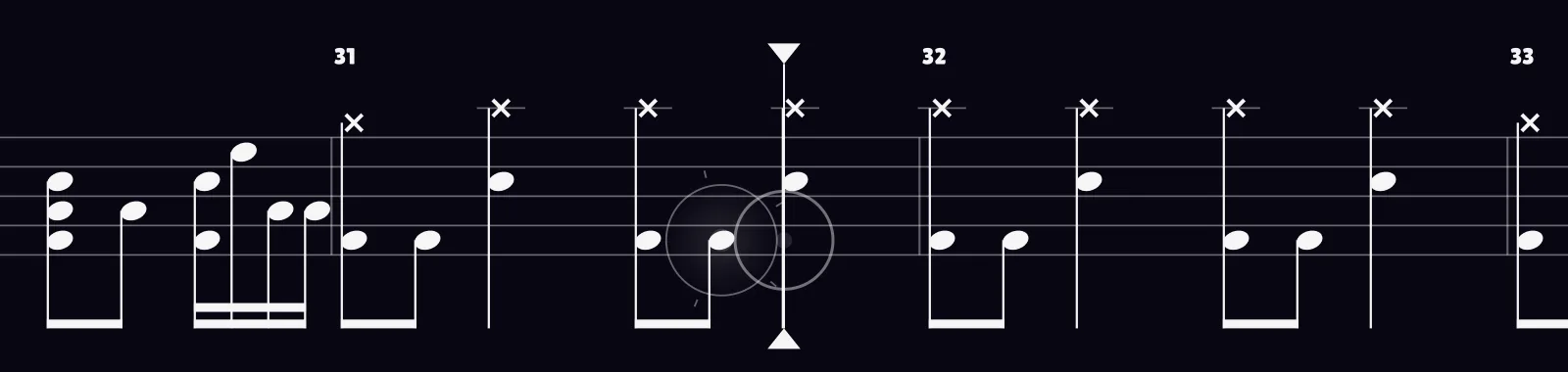 All The Small Things by blink‐182 as drum notation in DRUMY