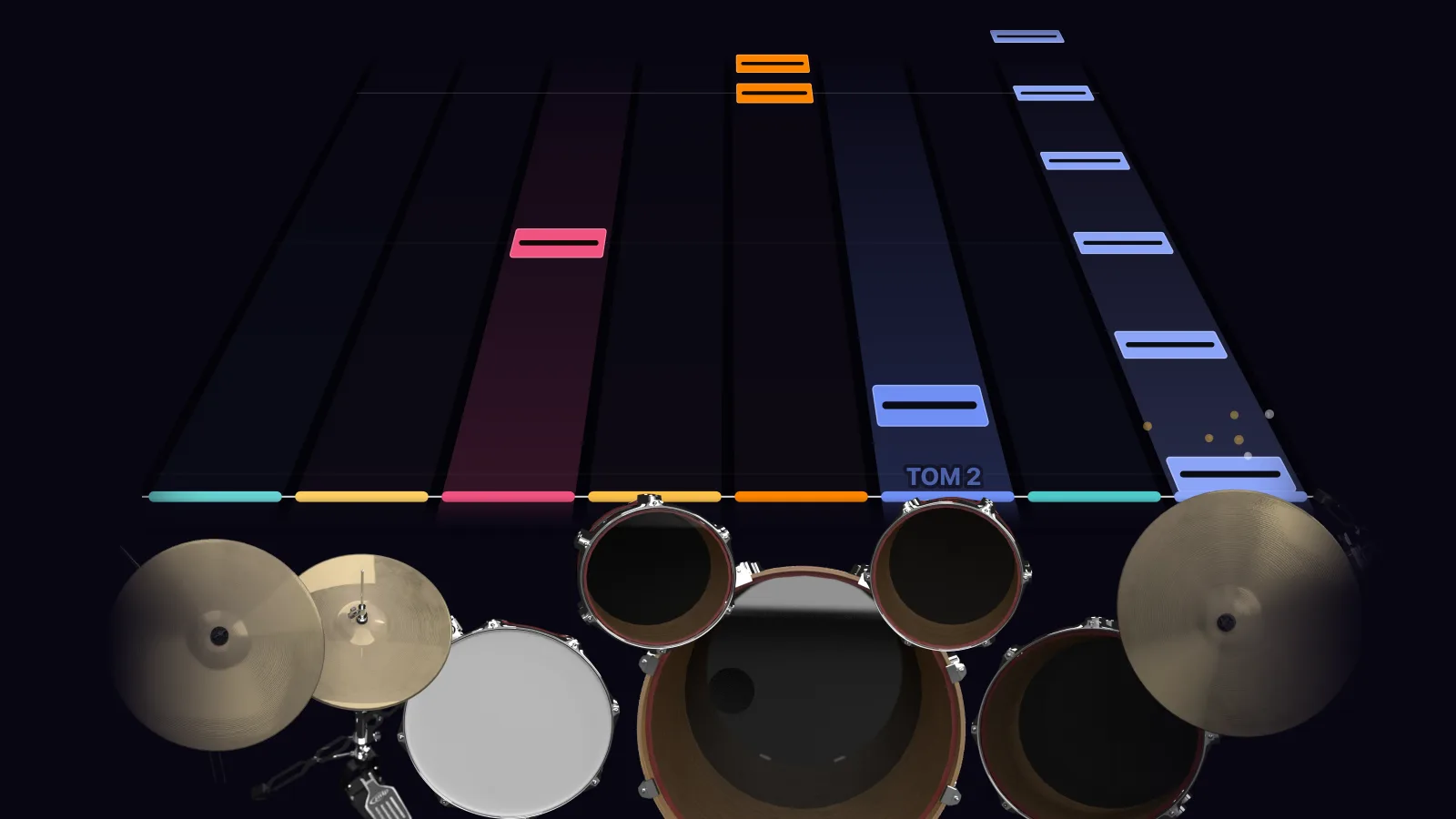 Be Quiet And Drive (Far Away) by Deftones in DRUMY: the chorus falling in Beatfall
