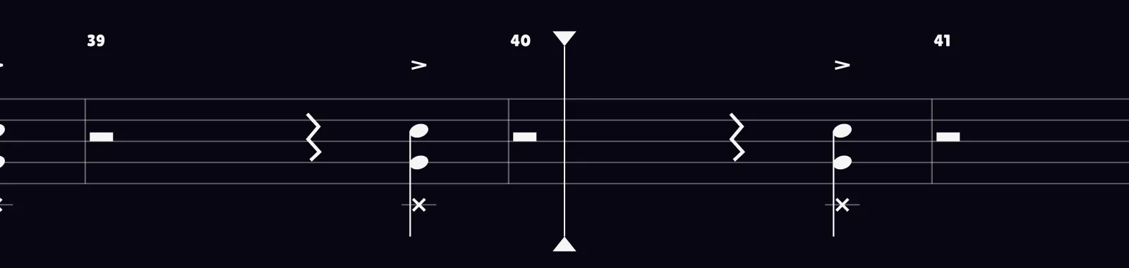Beat It by Michael Jackson as drum notation in DRUMY