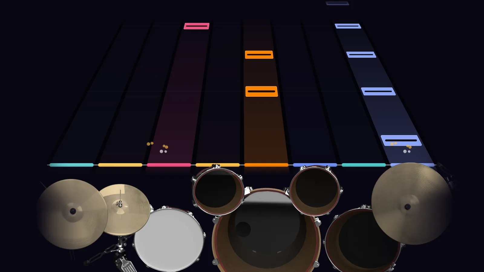 Bohemian Rhapsody by Queen in DRUMY: the chorus falling in Beatfall