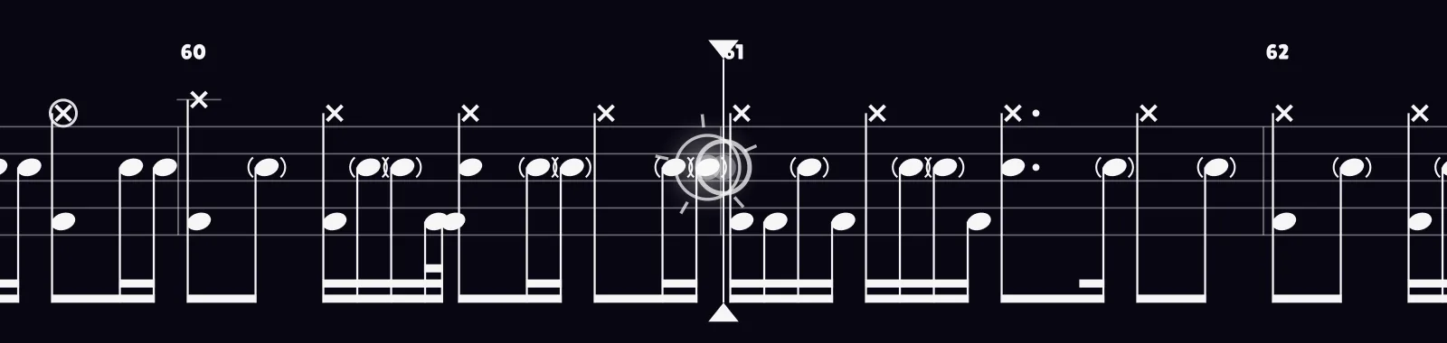 Born In Winter by Gojira as drum notation in DRUMY