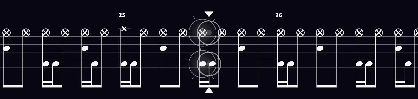 Brain Stew by Green Day as drum notation in DRUMY