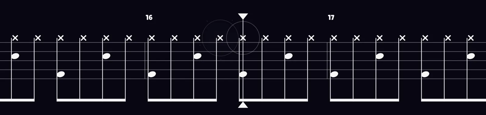Break The Rules by Charli XCX as drum notation in DRUMY