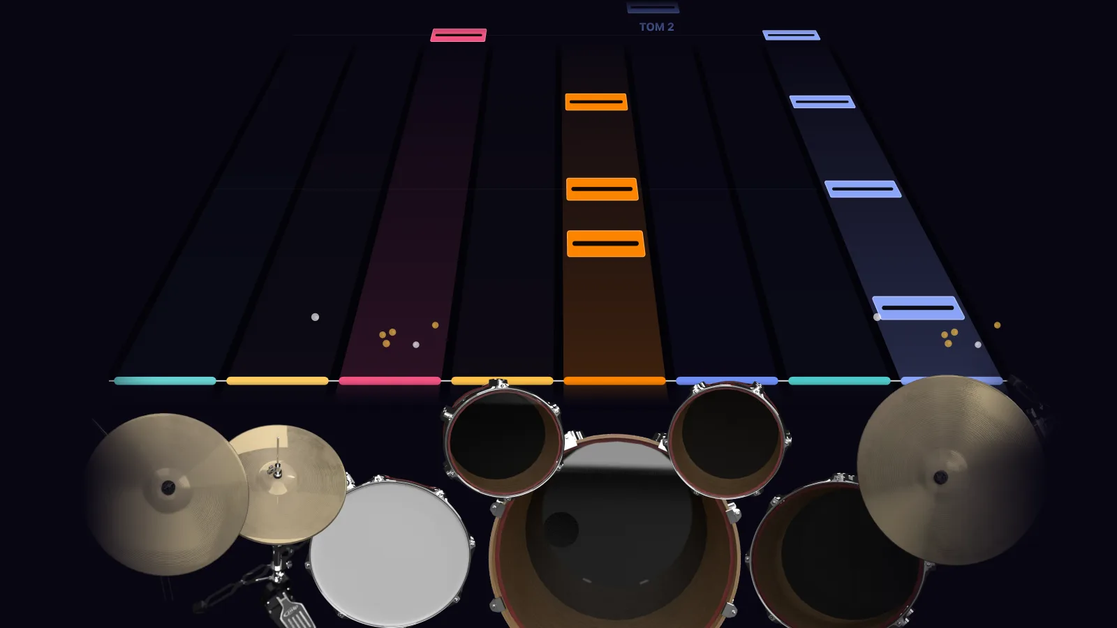 Breathe (In The Air) by Pink Floyd in DRUMY: the chorus falling in Beatfall