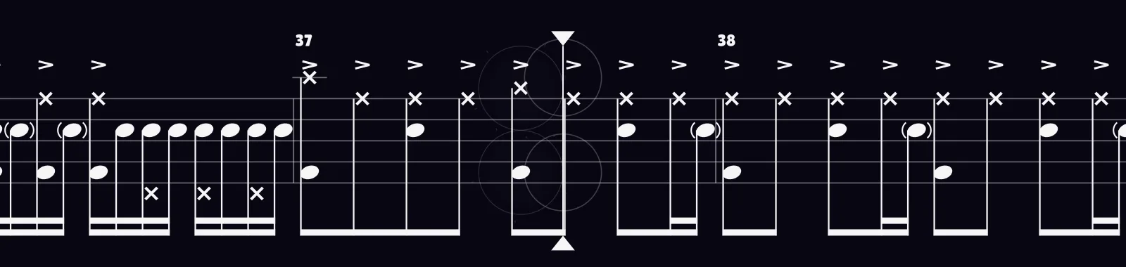 Californication by Red Hot Chili Peppers as drum notation in DRUMY