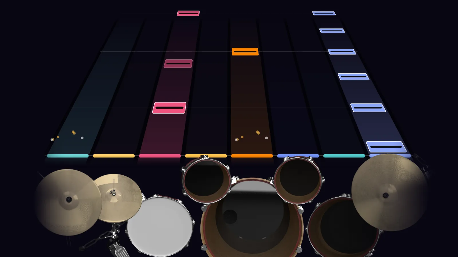 Californication by Red Hot Chili Peppers in DRUMY: the chorus falling in Beatfall