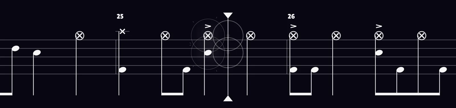 Change (In The House Of Flies) by Deftones as drum notation in DRUMY