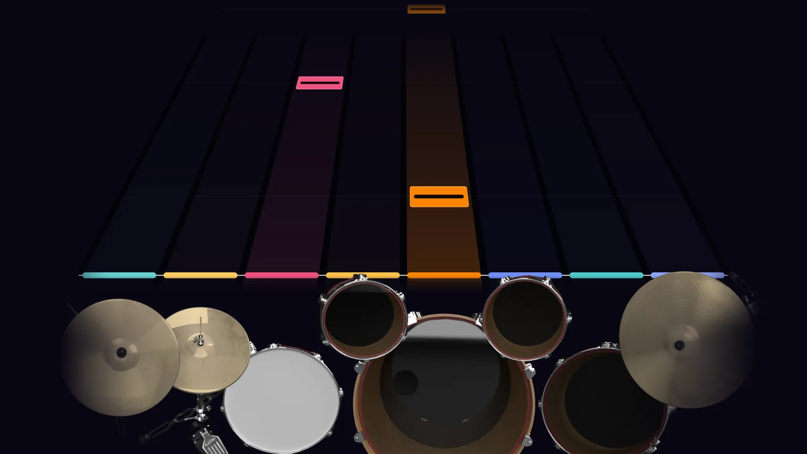 Come Together by The Beatles in DRUMY: the chorus falling in Beatfall