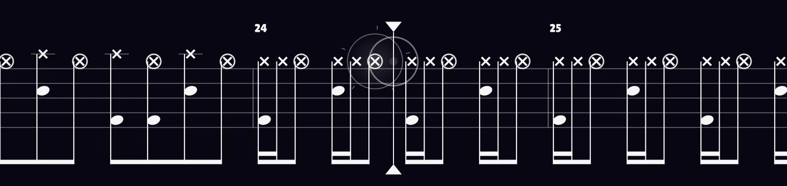 Comfortable Liar by Chevelle as drum notation in DRUMY