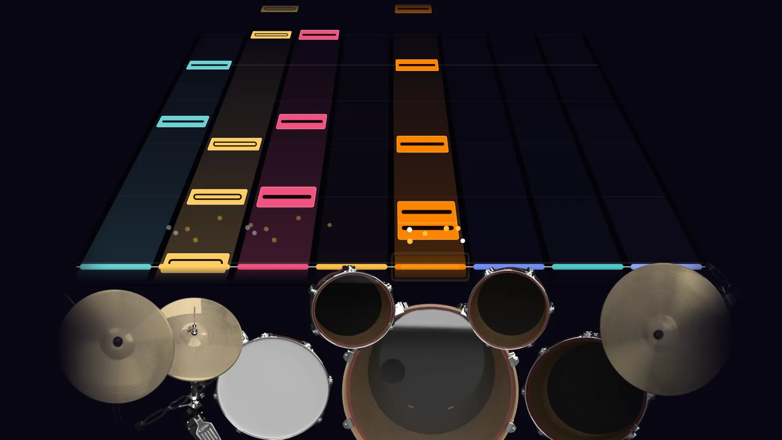 Creeping Death by Metallica in DRUMY: the chorus falling in Beatfall