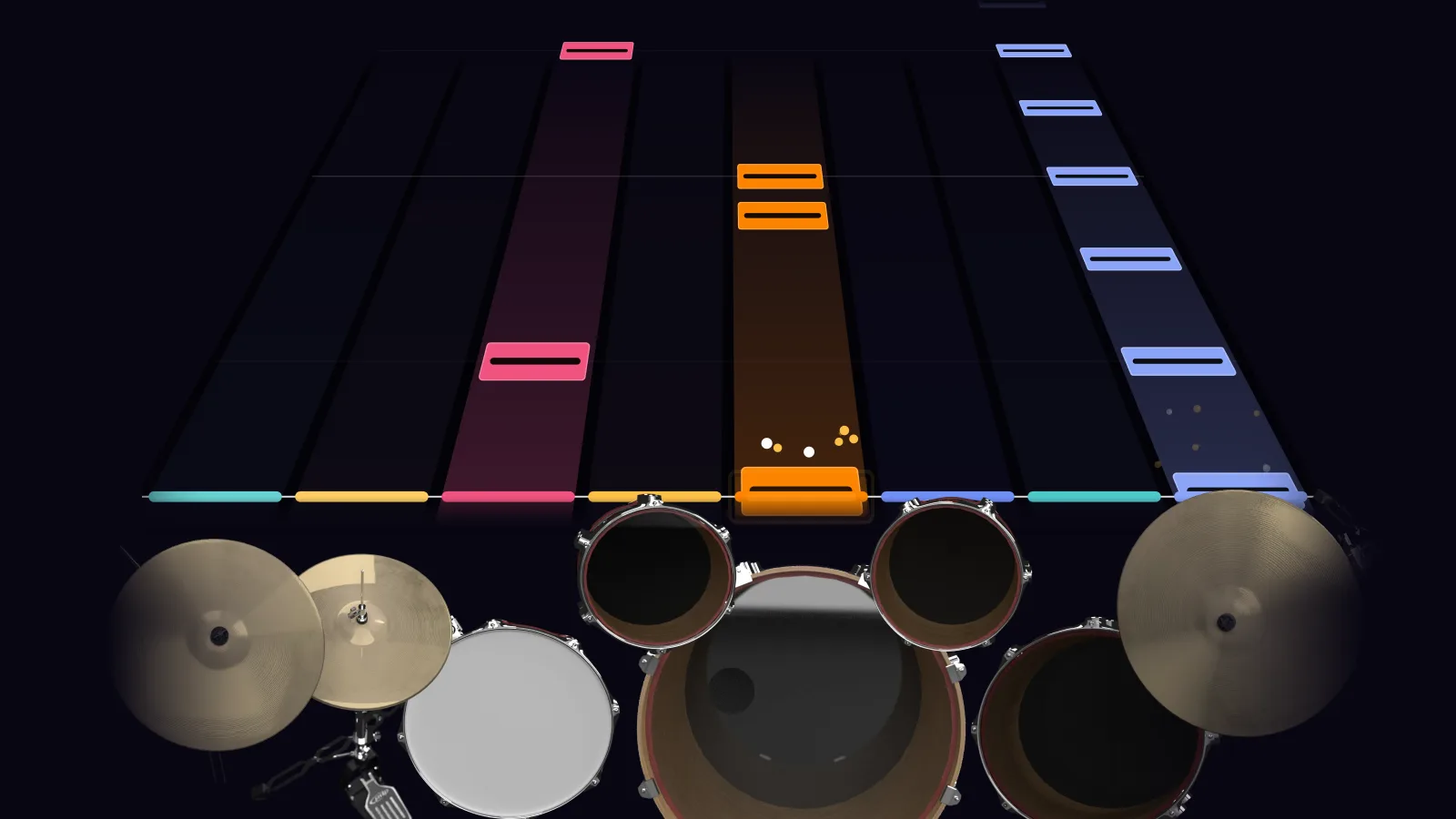 Dirty Harry by Gorillaz in DRUMY: the chorus falling in Beatfall