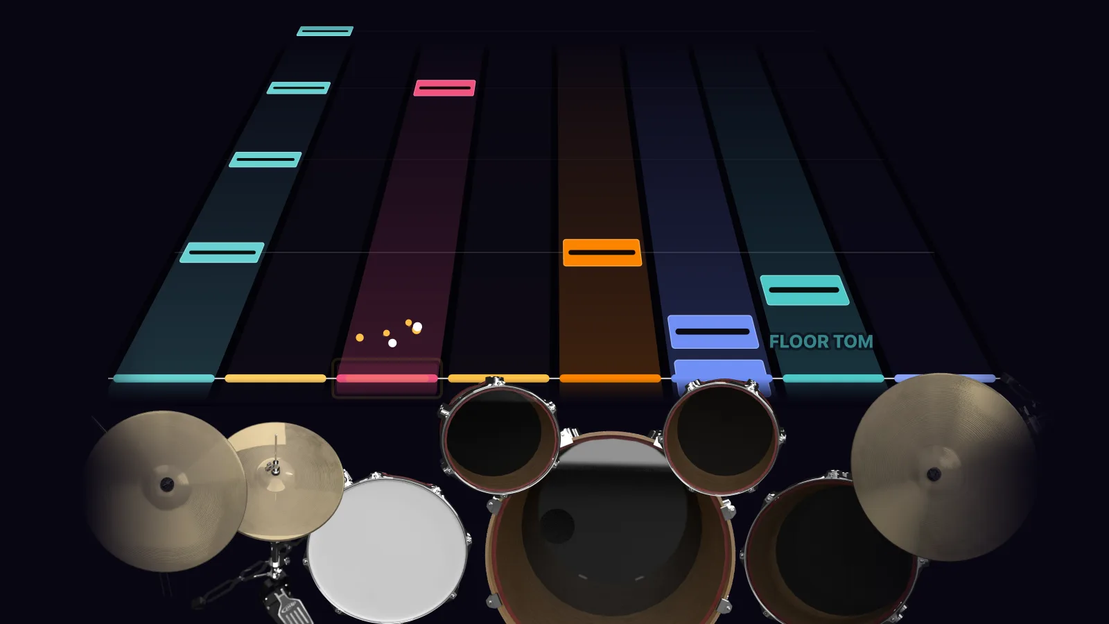 Doomed by Bring Me the Horizon in DRUMY: the chorus falling in Beatfall