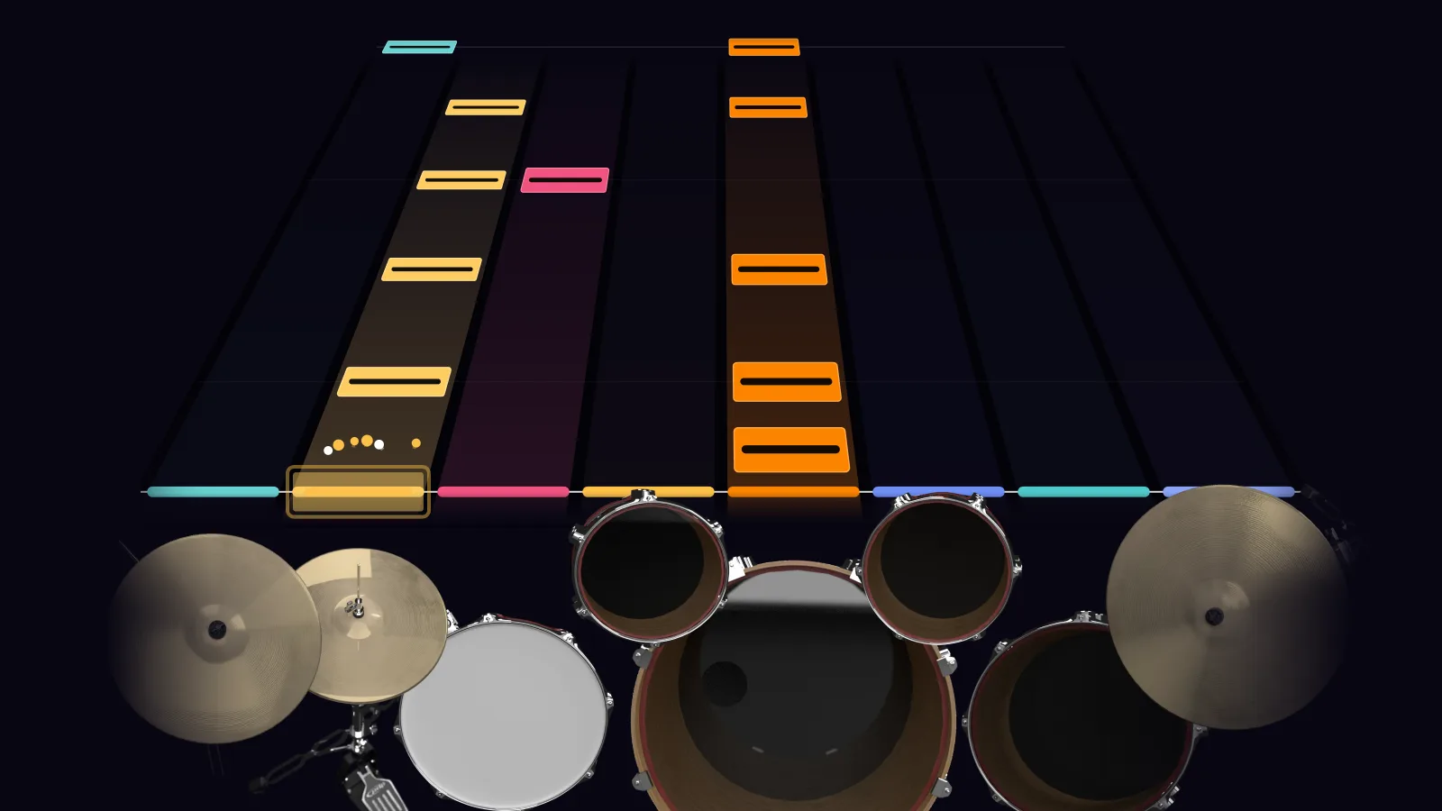 Estranged by Guns N' Roses in DRUMY: a verse falling in Beatfall