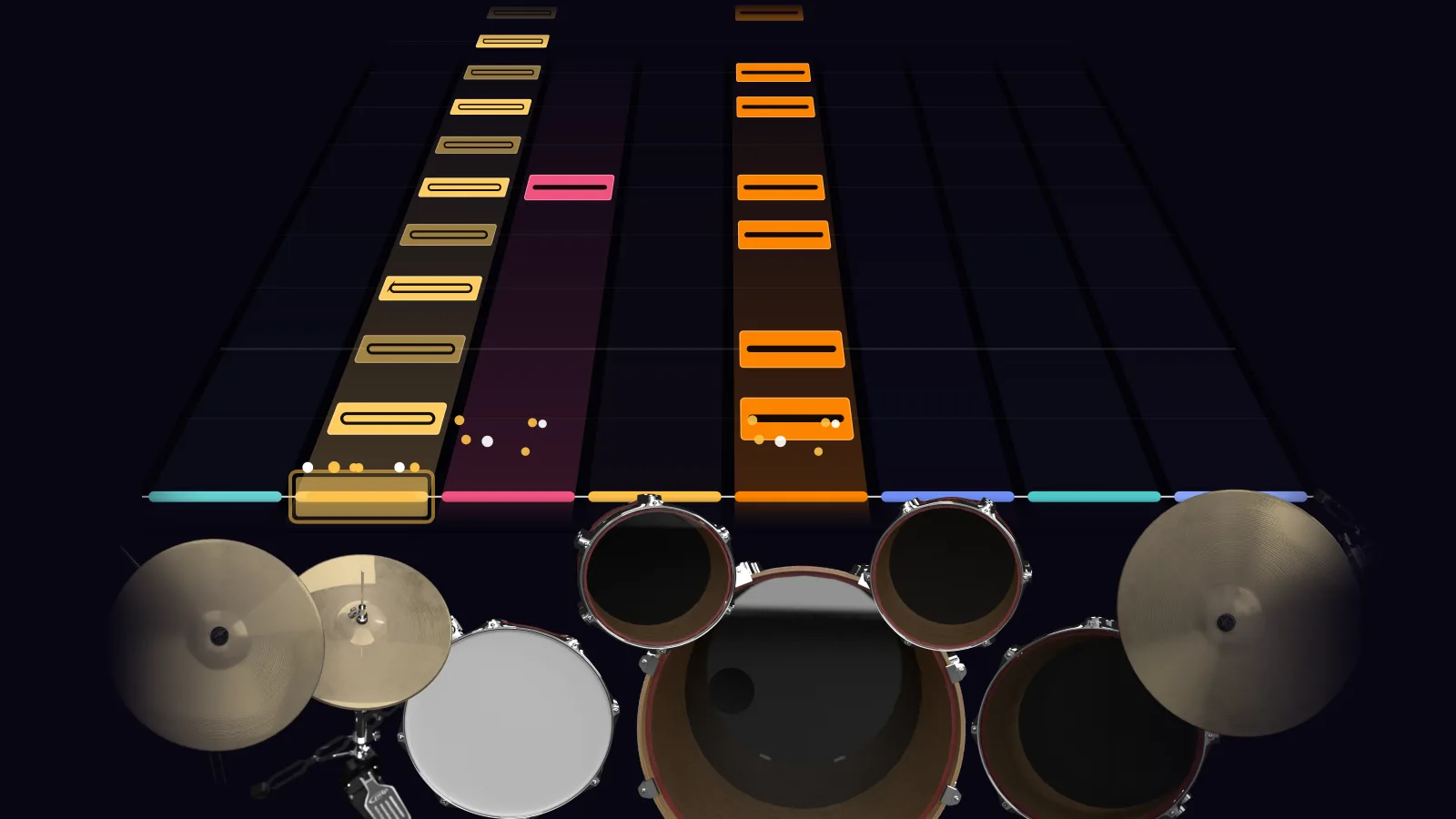 Everybody Wants To Rule The World by Tears for Fears in DRUMY: the chorus falling in Beatfall