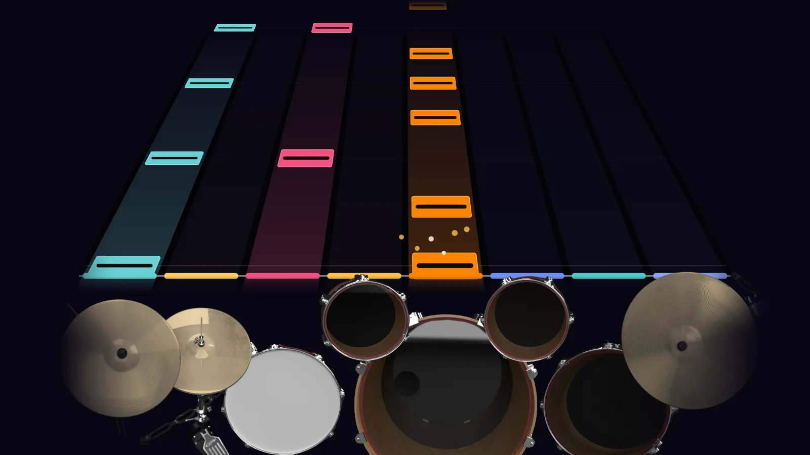 Exhausted by Foo Fighters in DRUMY: the chorus falling in Beatfall