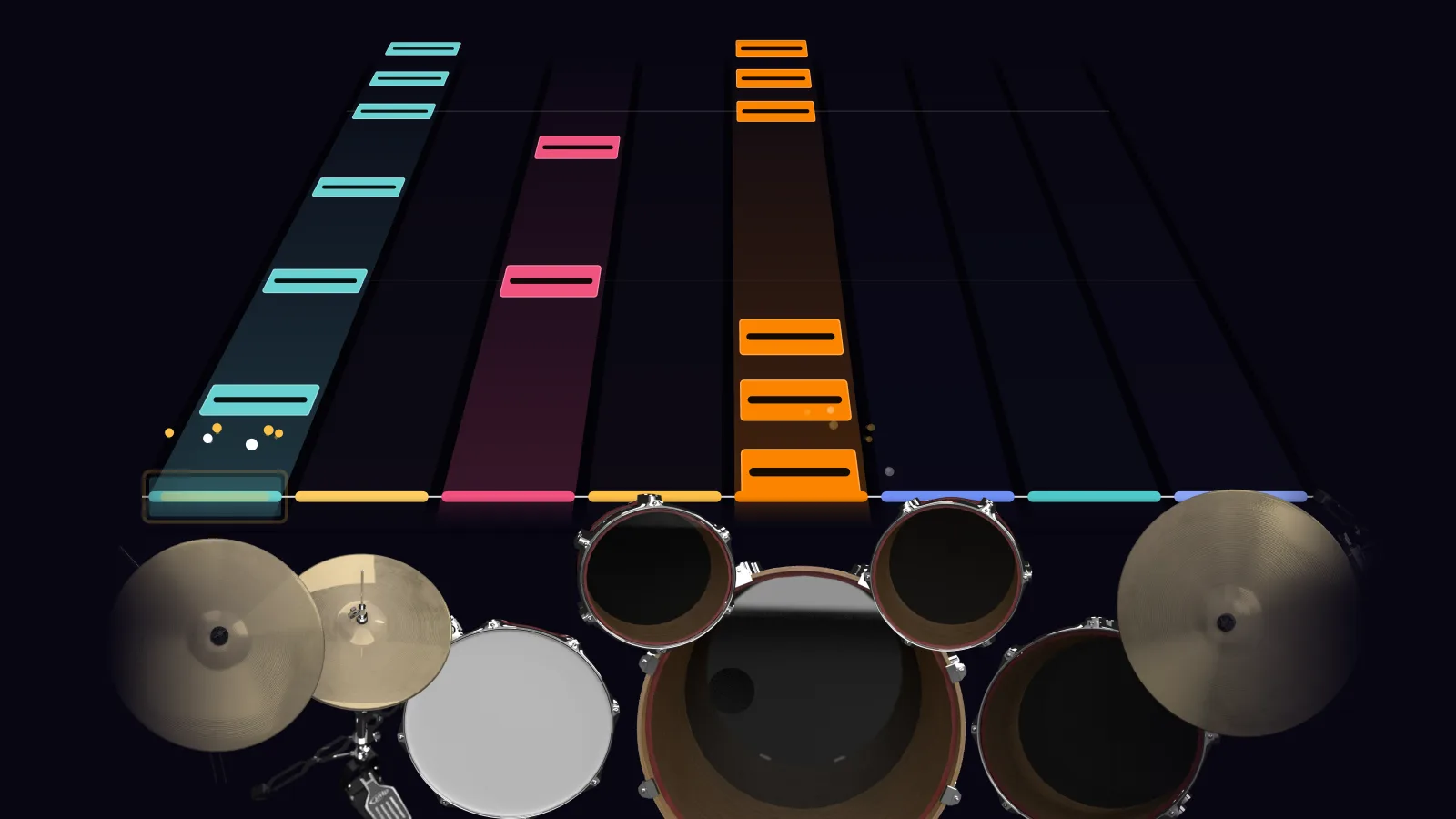 Faget by Korn in DRUMY: the chorus falling in Beatfall