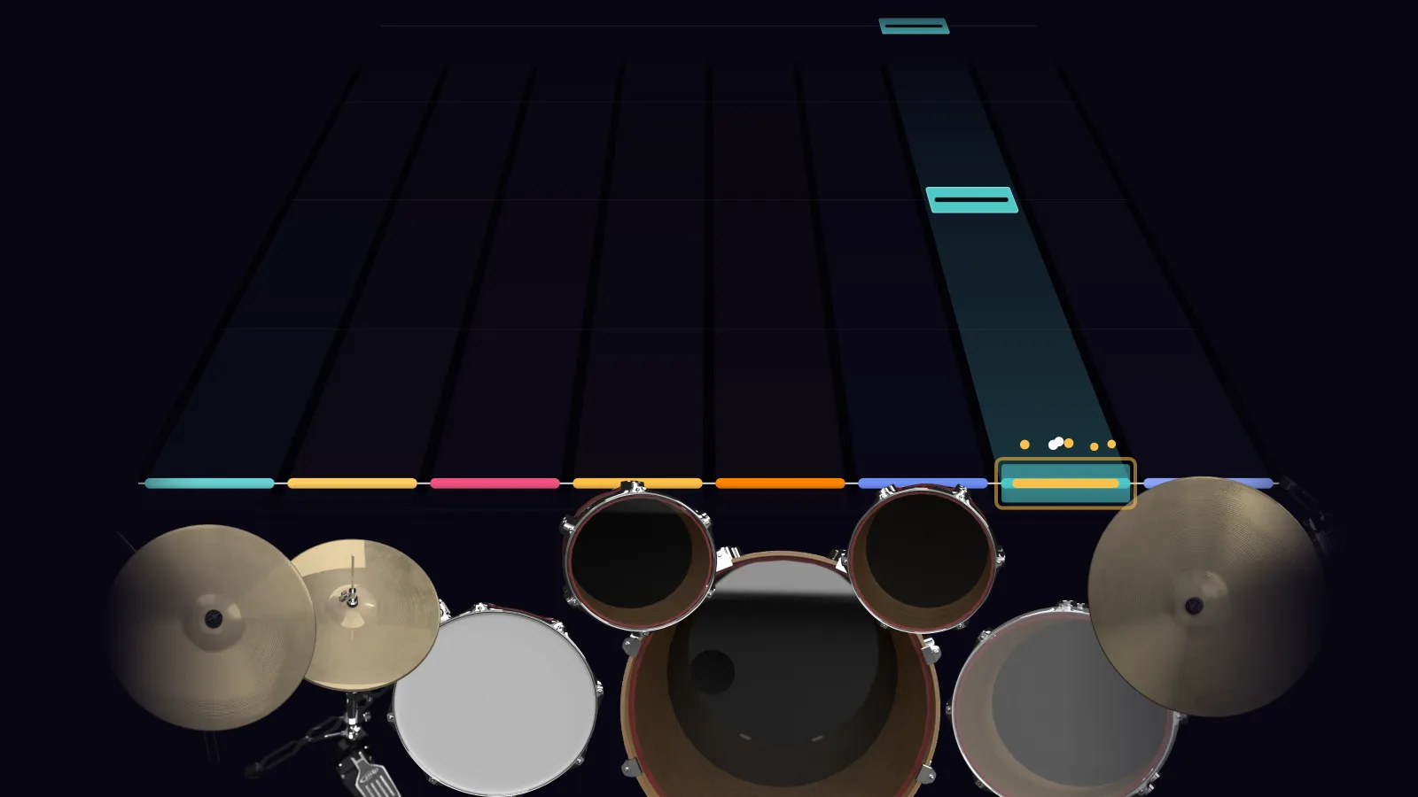Faint by Linkin Park in DRUMY: the chorus falling in Beatfall