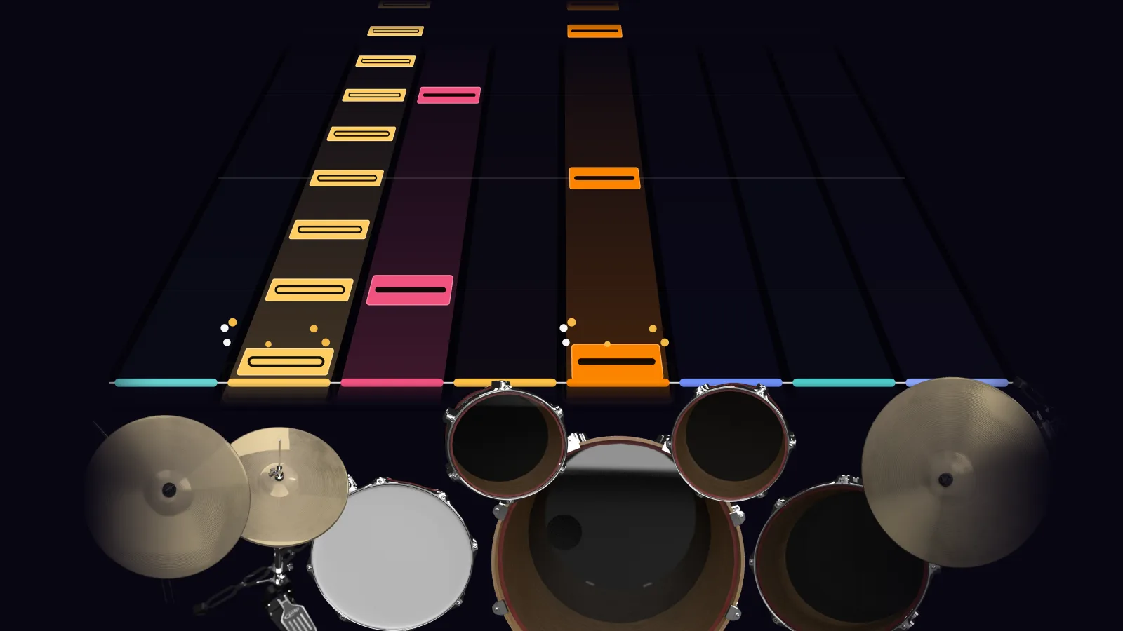 Fortunate Son by Creedence Clearwater Revival in DRUMY: the chorus falling in Beatfall