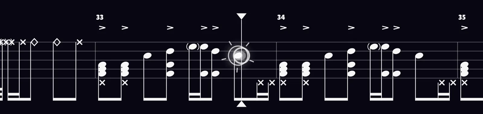 Freak On A Leash by Korn as drum notation in DRUMY