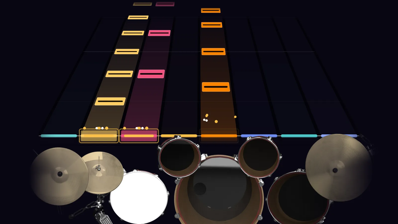 Given Up by Linkin Park in DRUMY: the chorus falling in Beatfall