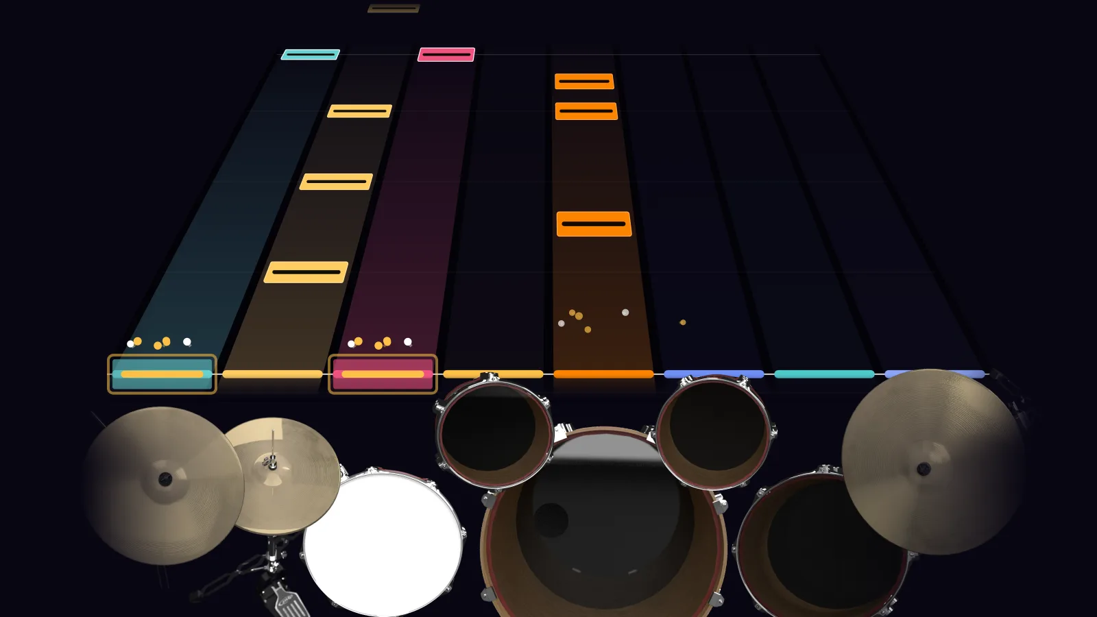 Hangar 18 by Megadeth in DRUMY: the chorus falling in Beatfall