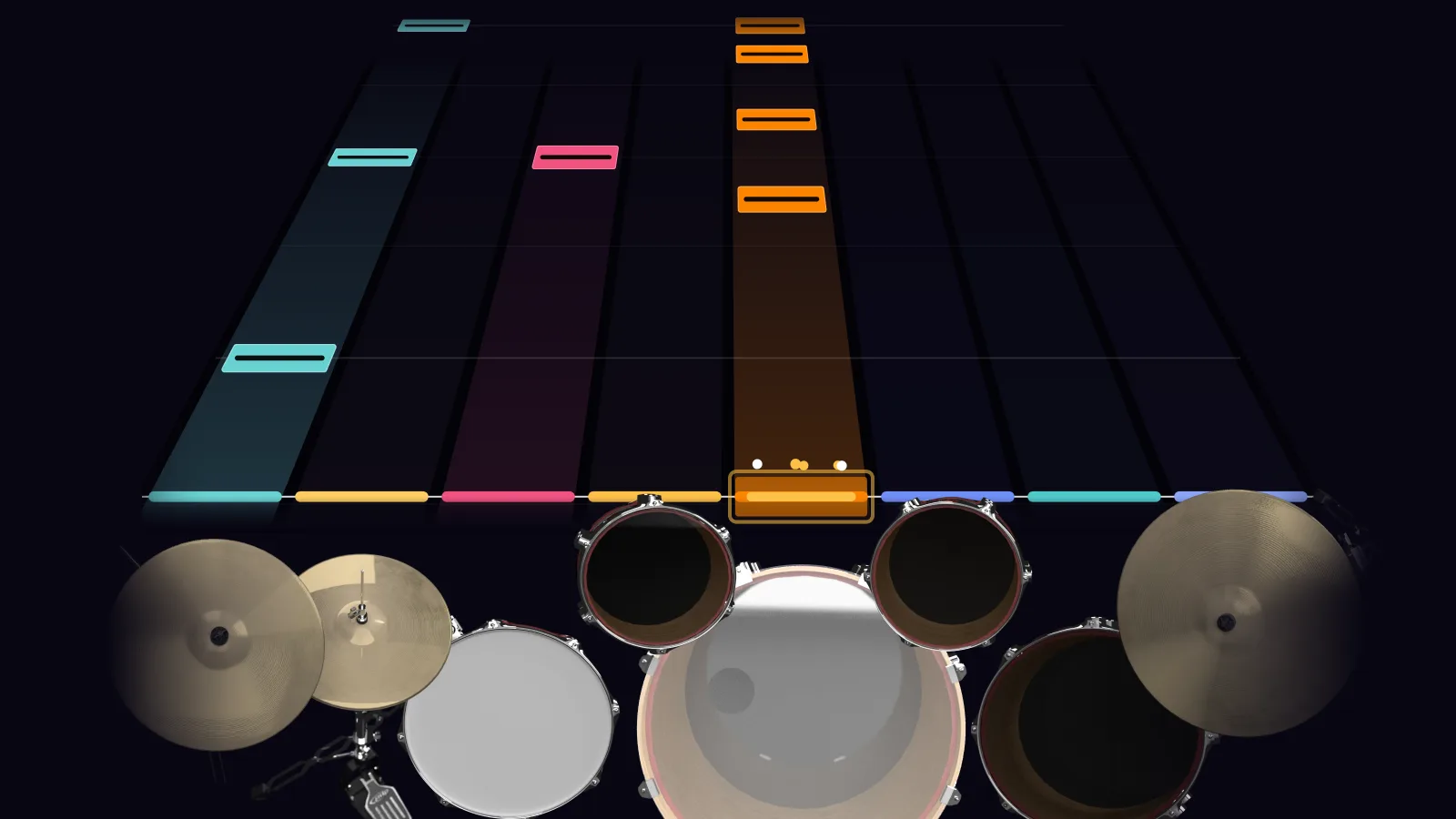 Happy Song by Bring Me the Horizon in DRUMY: the chorus falling in Beatfall