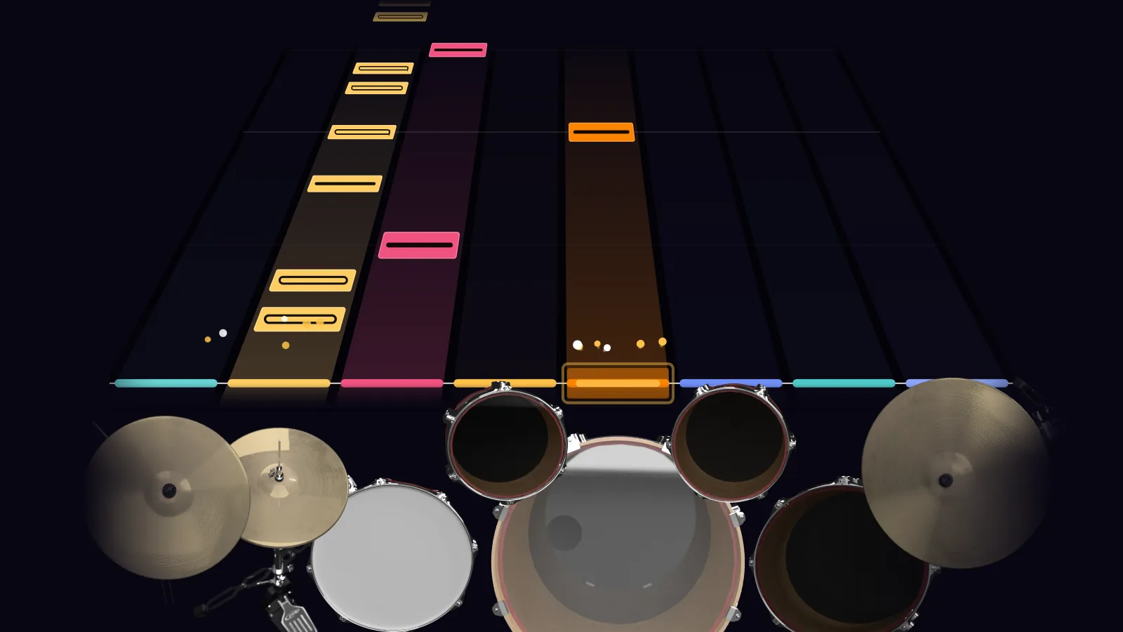 Heart Of Glass by Blondie in DRUMY: the chorus falling in Beatfall