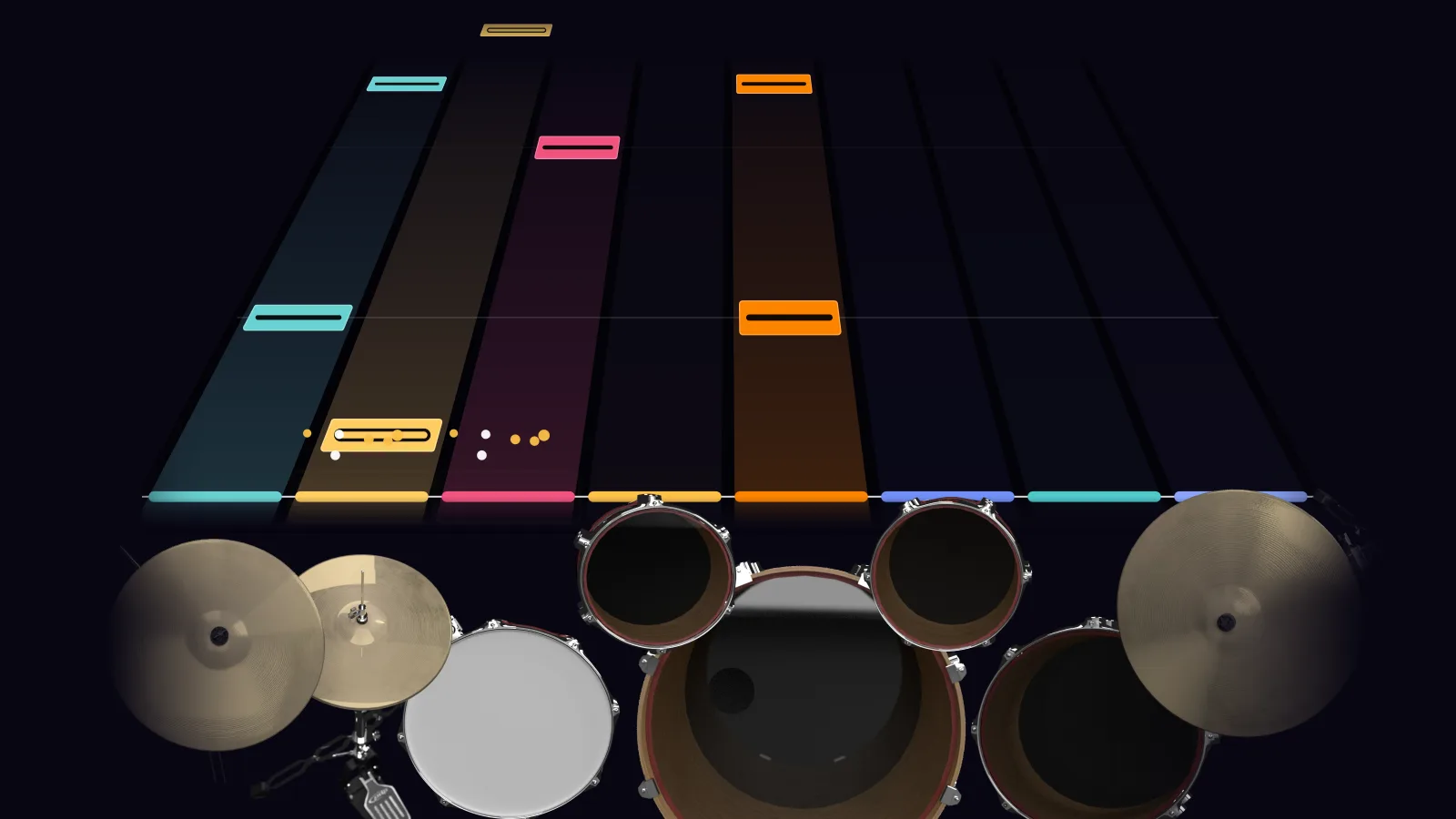 Hellraiser by Ozzy Osbourne in DRUMY: the chorus falling in Beatfall