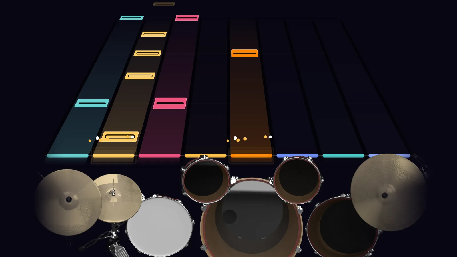 Hells Bells by AC/DC in DRUMY: the chorus falling in Beatfall