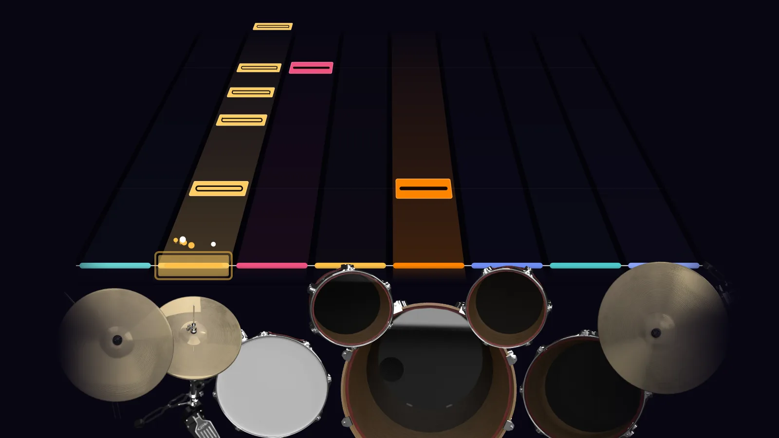 Hotel California by The Eagles in DRUMY: the chorus falling in Beatfall