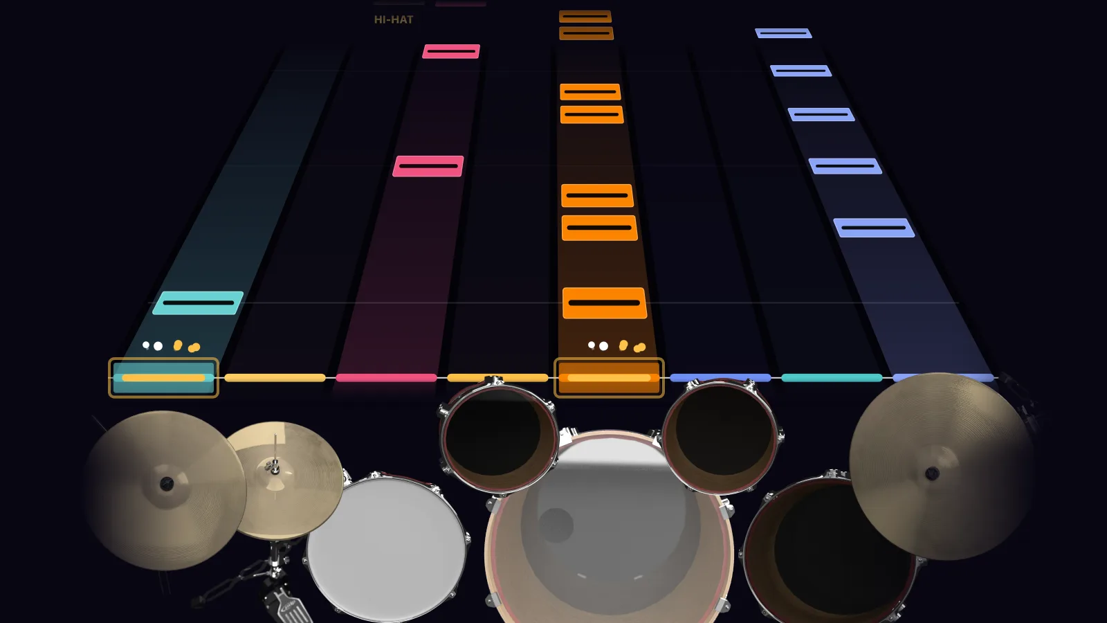 I Am One by Smashing Pumpkins in DRUMY: the chorus falling in Beatfall
