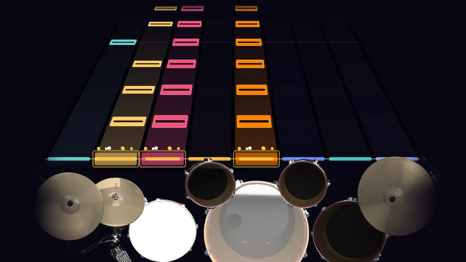 I Bet You Look Good On The Dancefloor by Arctic Monkeys in DRUMY: the chorus falling in Beatfall