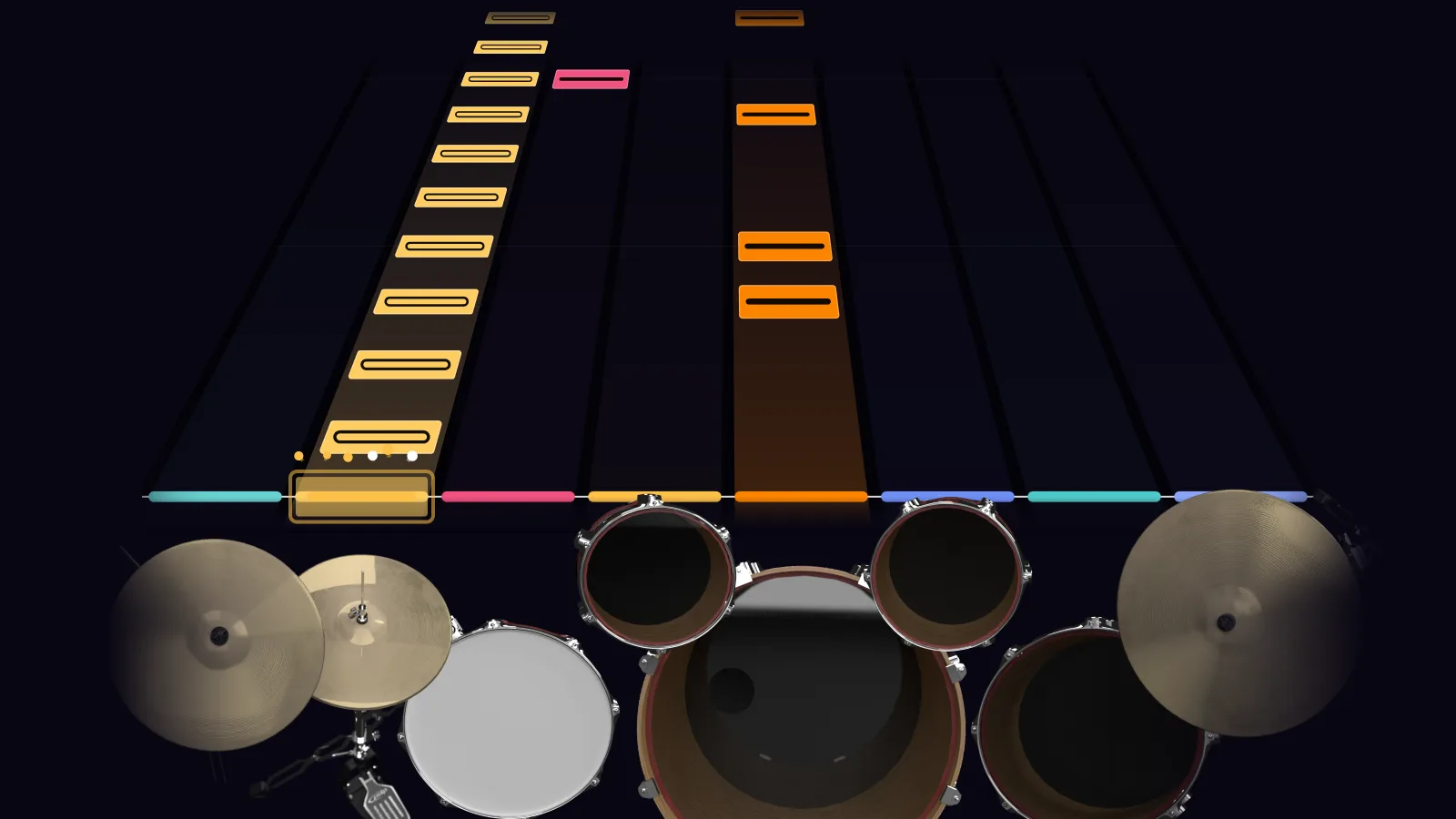 I'll Be Over You by Toto in DRUMY: a verse falling in Beatfall