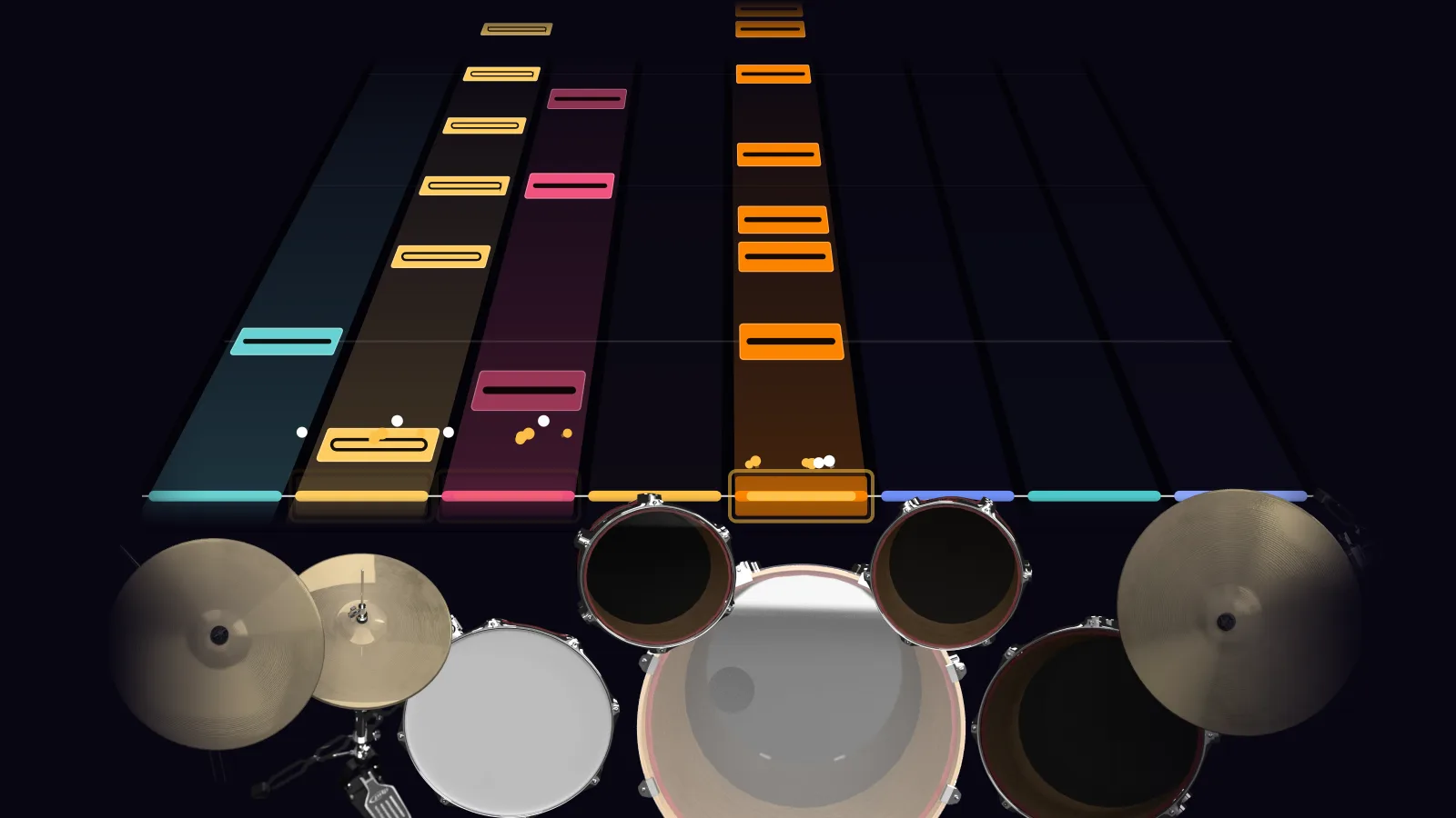 Immigrant Song by Led Zeppelin in DRUMY: the chorus falling in Beatfall