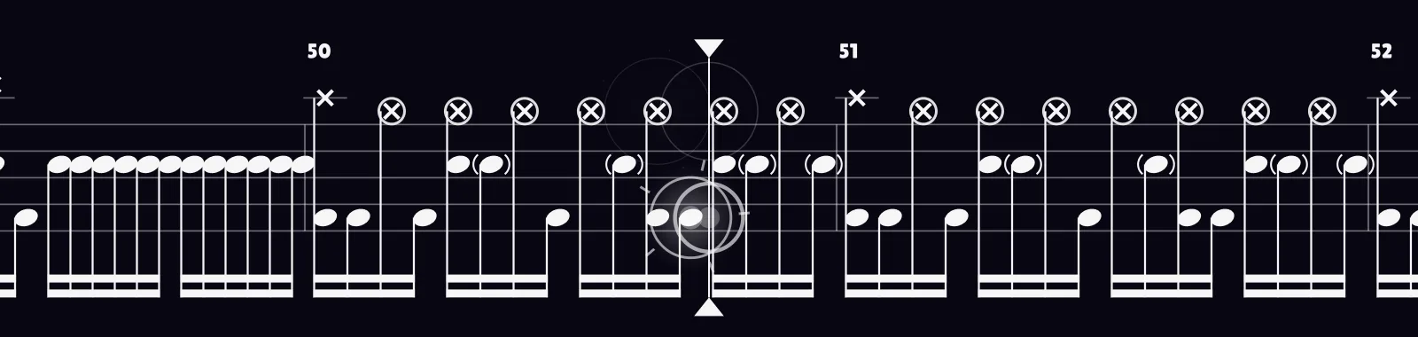 Killing in the Name by Rage Against the Machine as drum notation in DRUMY