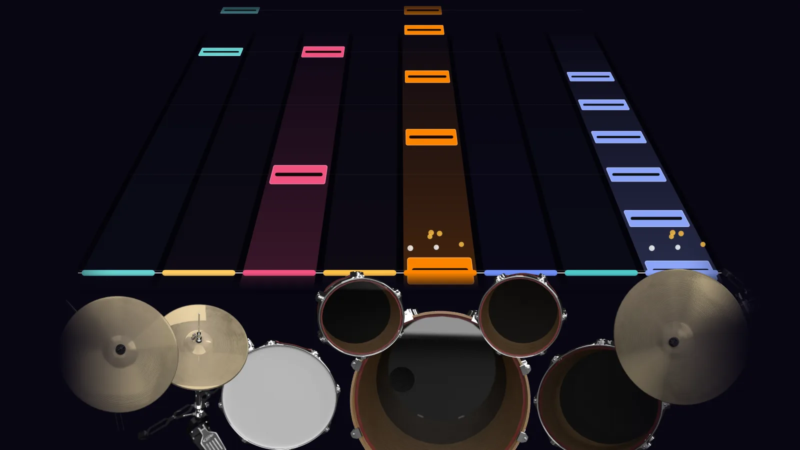 Learn To Fly by Foo Fighters in DRUMY: the chorus falling in Beatfall