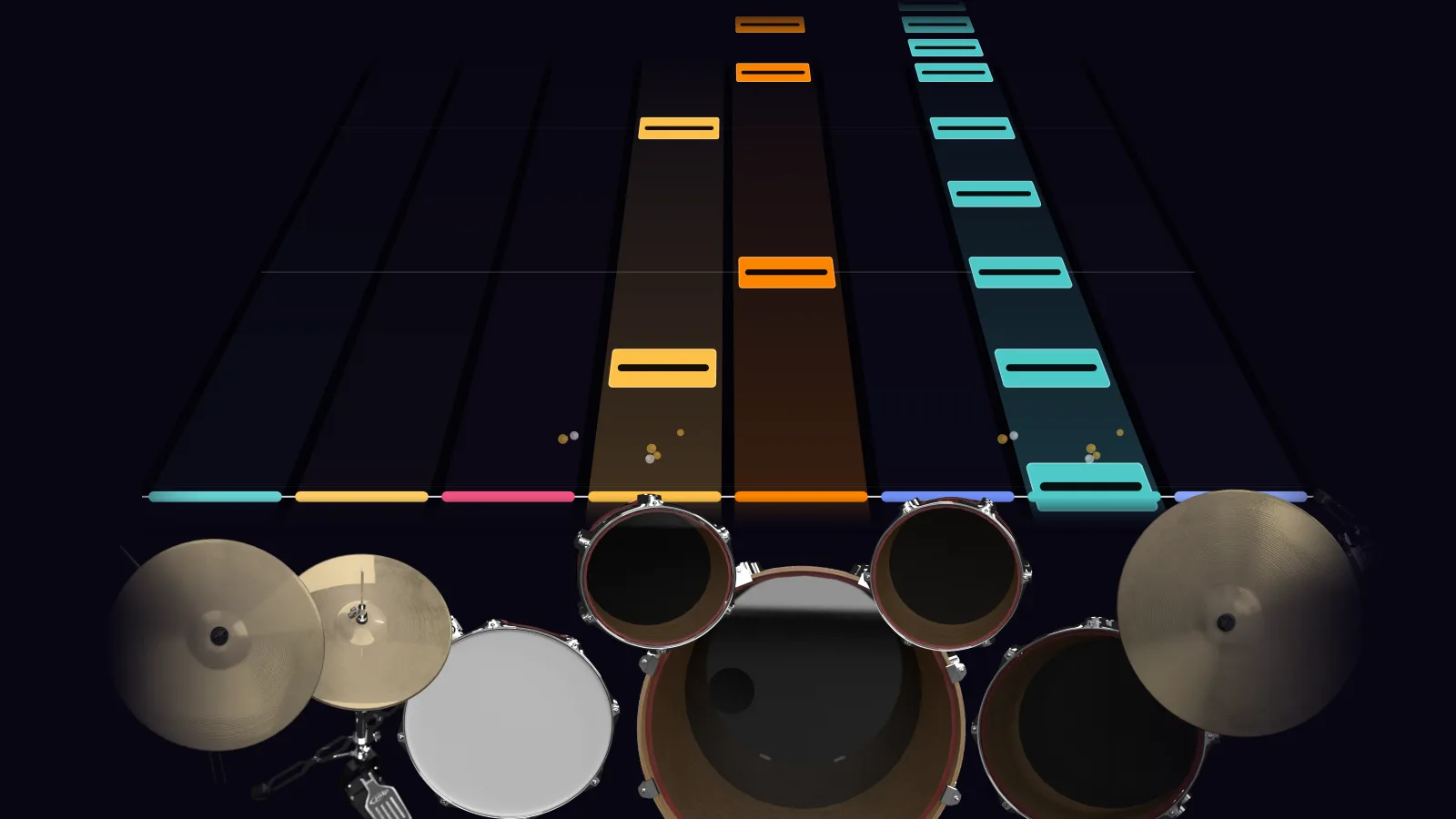 Let Down by Radiohead in DRUMY: the chorus falling in Beatfall