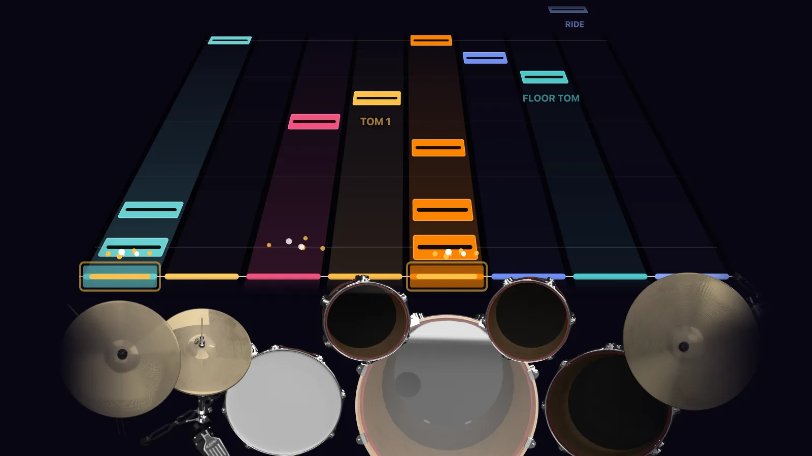 Lights Out by Royal Blood in DRUMY: the chorus falling in Beatfall