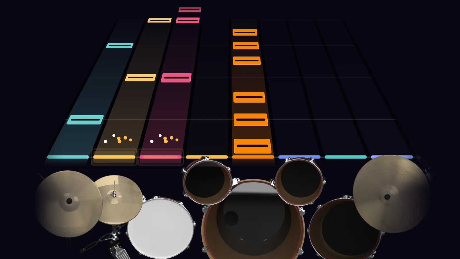 Longview by Green Day in DRUMY: the chorus falling in Beatfall