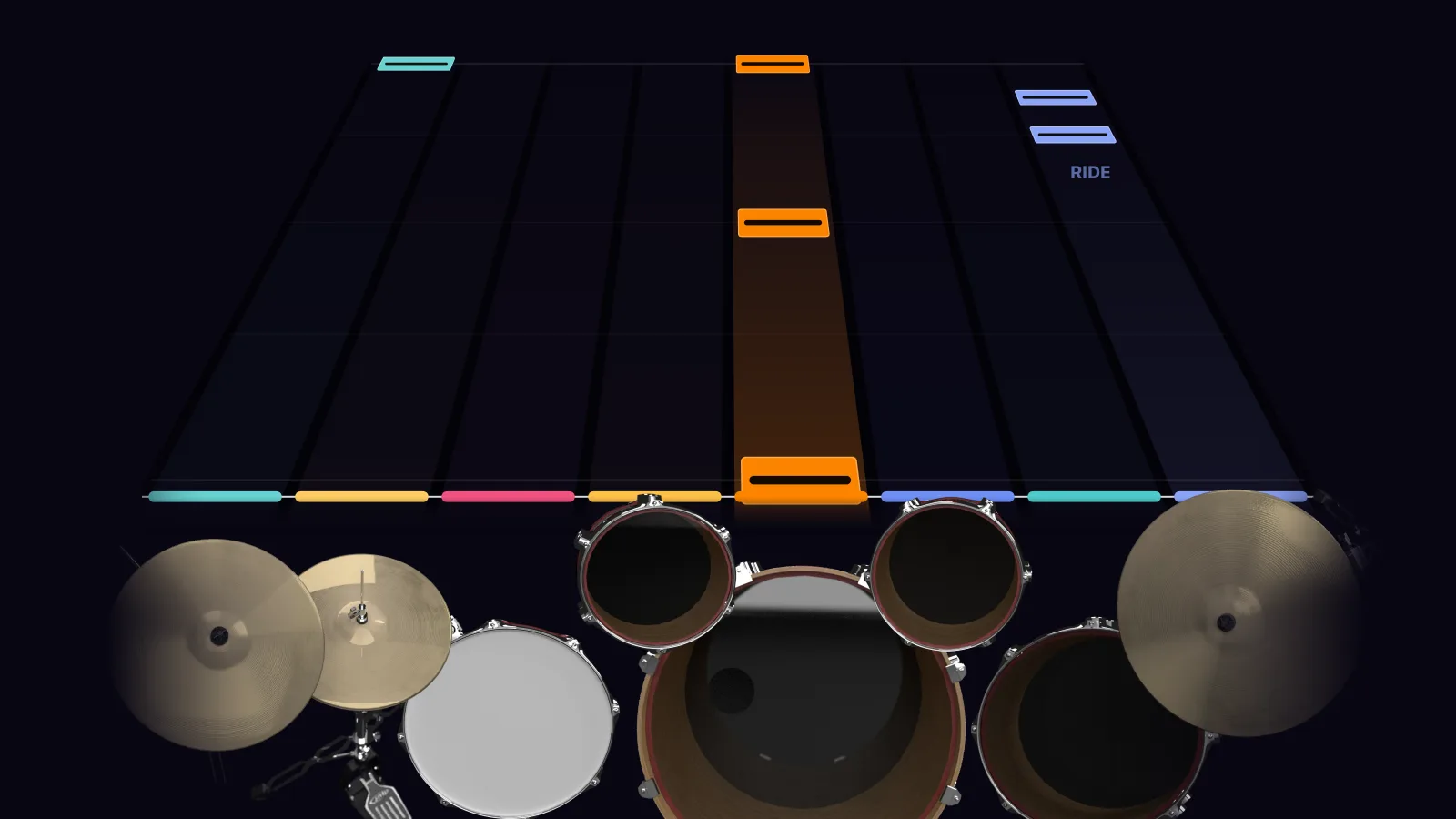 Loose Change by Royal Blood in DRUMY: the chorus falling in Beatfall