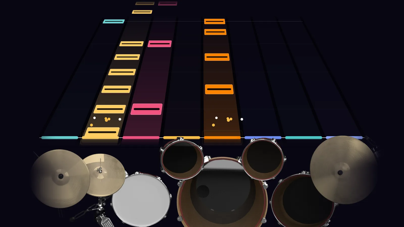 Lounge Act by Nirvana in DRUMY: the chorus falling in Beatfall