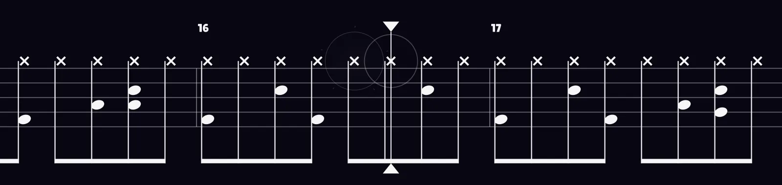Luka by Suzanne Vega as drum notation in DRUMY