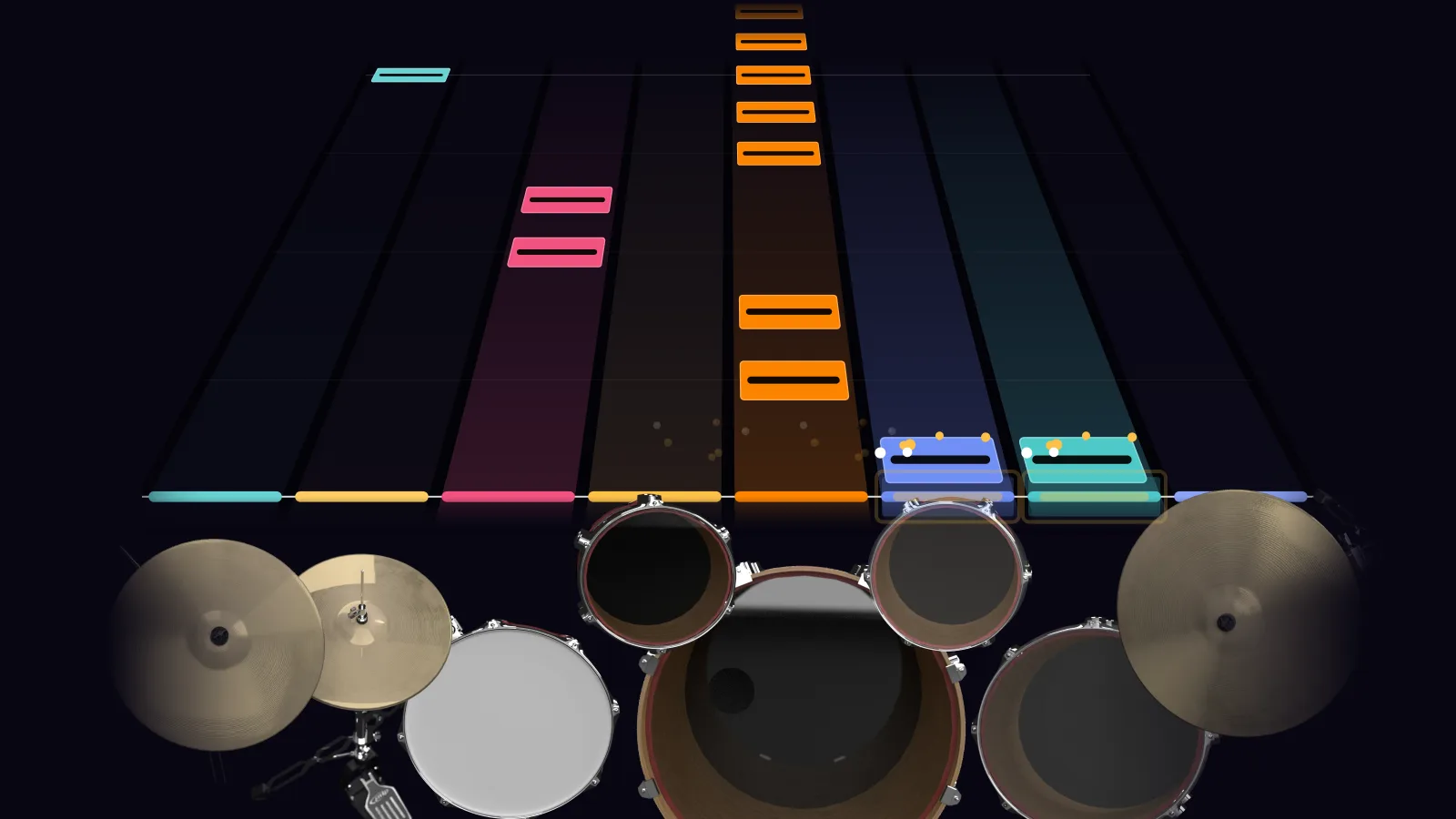 My Hero by Foo Fighters in DRUMY: the chorus falling in Beatfall