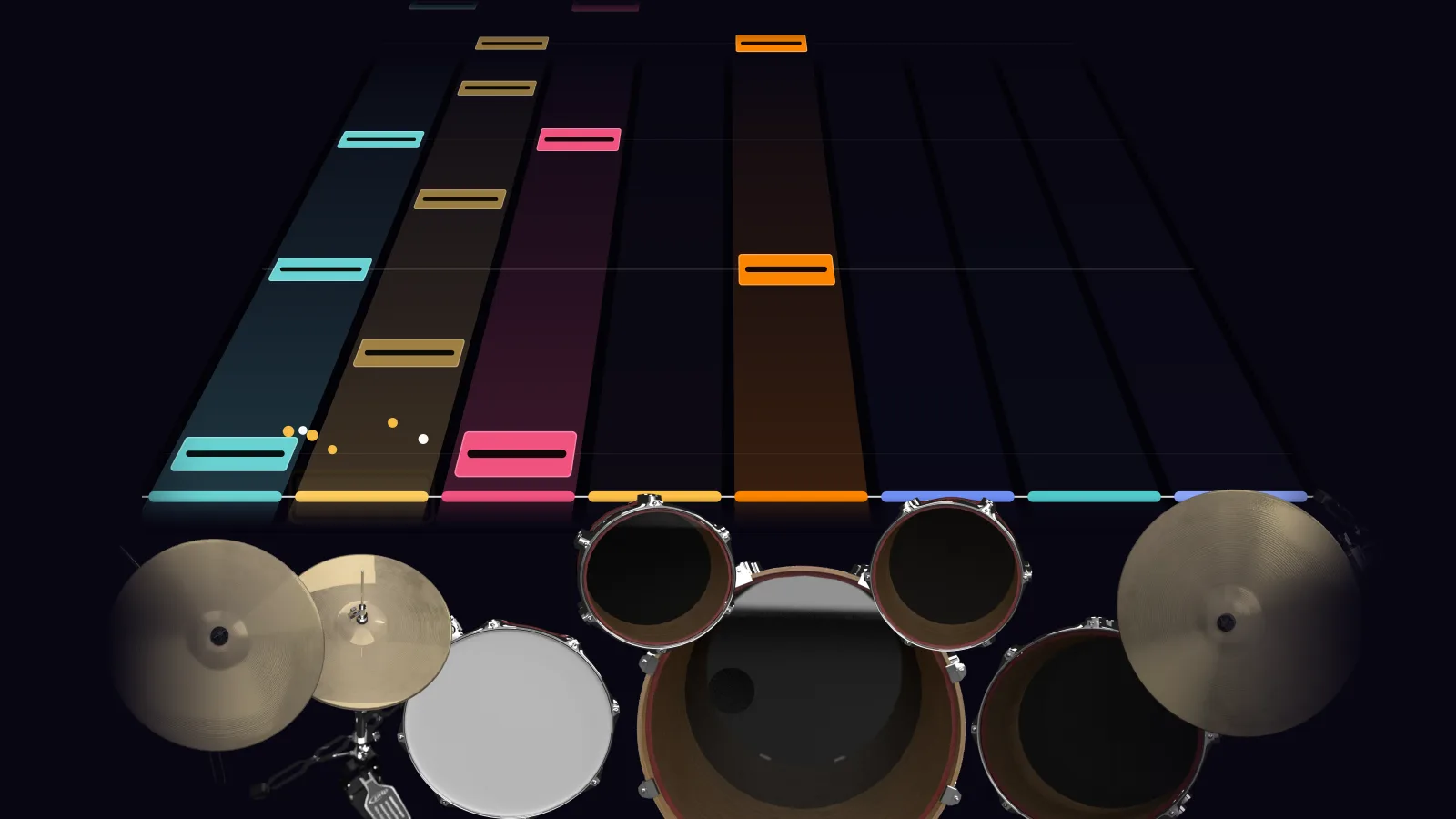 New Divide by Linkin Park in DRUMY: the chorus falling in Beatfall