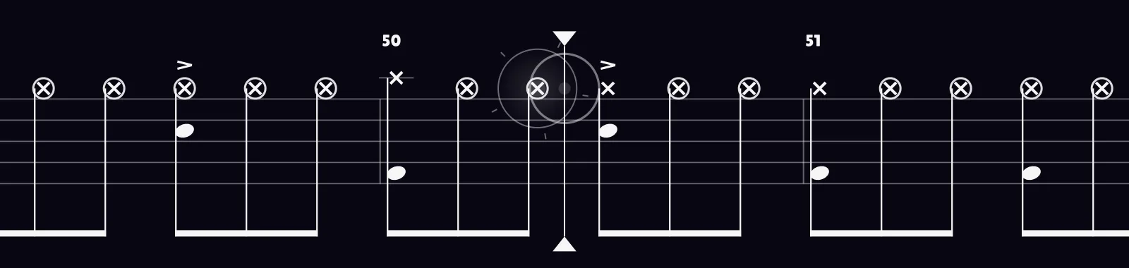 Nothing Else Matters by Metallica as drum notation in DRUMY