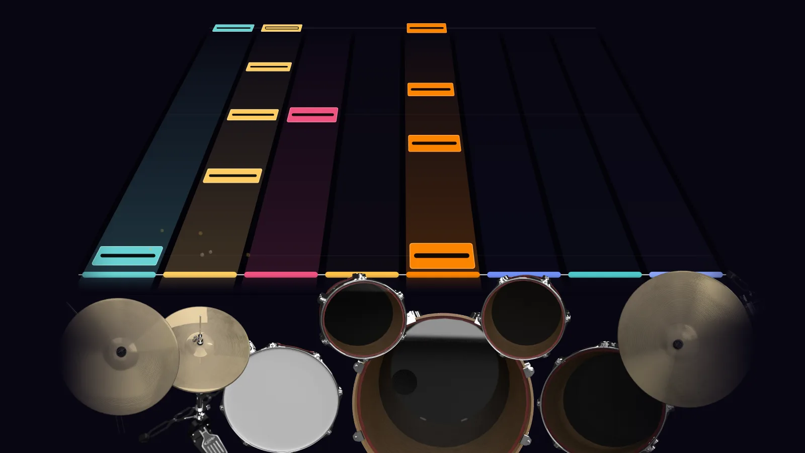 Out Of The Black by Royal Blood in DRUMY: the chorus falling in Beatfall