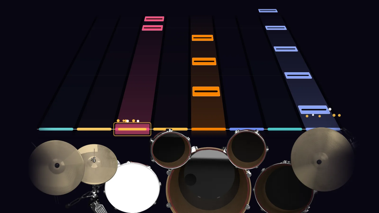 Paranoid Android by Radiohead in DRUMY: a verse falling in Beatfall